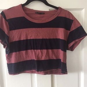 Truly Madly Deeply Striped Crop Top